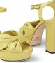 Jimmy Choo Heloise 120 mm sandalen met plateauzool Geel - Thumbnail 5