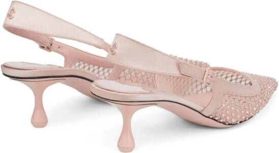 Jimmy Choo 50 mm Amel pumps verfraaid met kristallen Roze