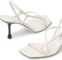 Jimmy Choo Etana 80 mm leren sandalen met bandjes Wit - Thumbnail 5