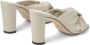 Jimmy Choo 85 mm Avenue sandalen met gedraaid detail Beige - Thumbnail 3