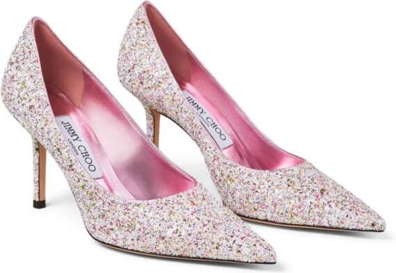 Jimmy Choo Love pumps met glitter Roze