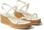 Jimmy Choo Amatuus sandalen met sleehak Wit - Thumbnail 7