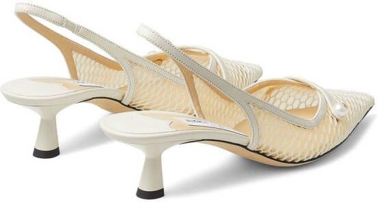 Jimmy Choo Amita slingback pumps Wit