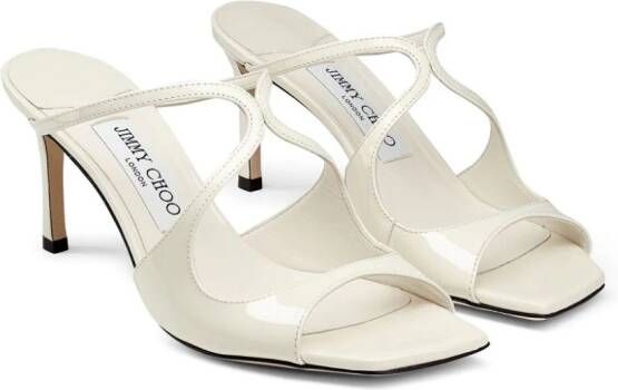 Jimmy Choo Anise leren muiltjes Wit