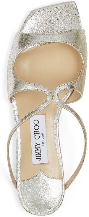 Jimmy Choo Anise metallic muiltjes Goud