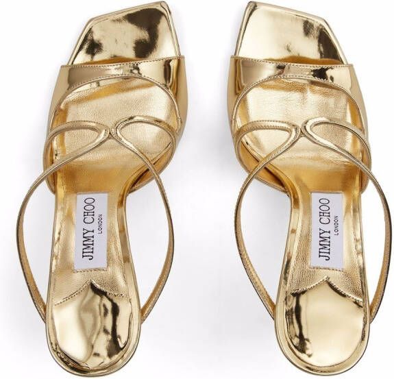 Jimmy Choo Anise sandalen met hak Goud