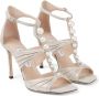 Jimmy Choo Aura stiletto sandalen Beige - Thumbnail 2