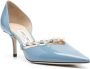 Jimmy Choo Aurelie 65 leren pumps Blauw - Thumbnail 2