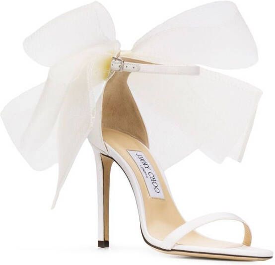 Jimmy Choo Aveline 100 sandalen Beige