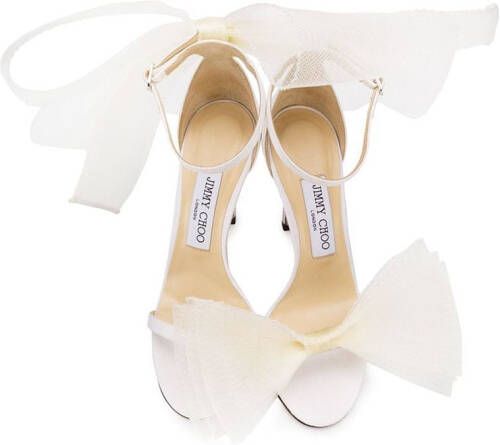 Jimmy Choo Aveline 100 sandalen Beige