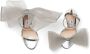 Jimmy Choo Aveline Hoge Hak Sandalen van Wit Leer Gray Dames - Thumbnail 15