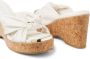 Jimmy Choo 95 mm Avenue sandalen met sleehak Wit - Thumbnail 5