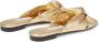 Jimmy Choo Avenue sandalen met metallic afwerking Goud - Thumbnail 3