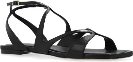 Jimmy Choo Ayla leren sandalen Zwart