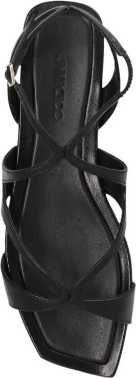 Jimmy Choo Ayla leren sandalen Zwart