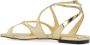 Jimmy Choo Ayla metallic sandalen Goud - Thumbnail 3