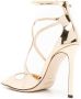 Jimmy Choo Azia sandalen met metallic-effect Goud - Thumbnail 8