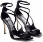 Jimmy Choo Azia sandalen met vierkante neus Zwart - Thumbnail 5