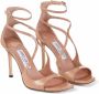 Jimmy Choo Patentleren Azia 95 Sandalen Pink Dames - Thumbnail 6