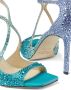 Jimmy Choo Azia sandalen verfraaid met kristal Blauw - Thumbnail 6