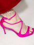 Jimmy Choo Satijnen sandalen met hak Pink Dames - Thumbnail 7