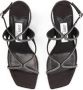 Jimmy Choo Azie 85 mm sandalen met kristallen Zwart - Thumbnail 4