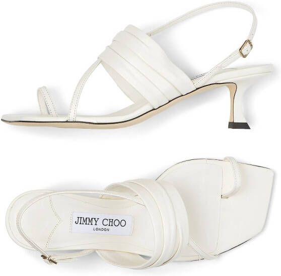 Jimmy Choo Beziers sandalen Wit