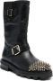 Jimmy Choo Biker II laarzen verfraaid met studs Zwart - Thumbnail 2