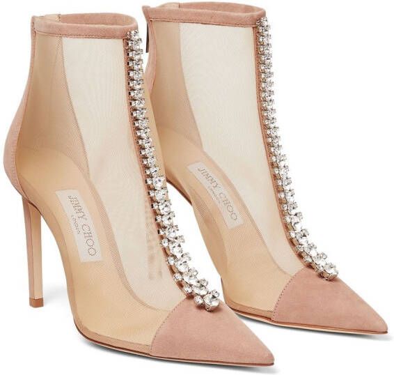 Jimmy Choo Bing enkellaarzen Roze