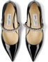 Jimmy Choo Bing leren ballerina's Zwart - Thumbnail 4