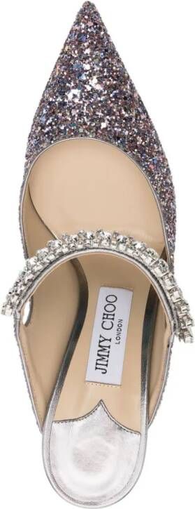 Jimmy Choo Bing muiltjes met glitter Roze