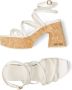Jimmy Choo Cecelia sandalen met sleehak Wit - Thumbnail 9