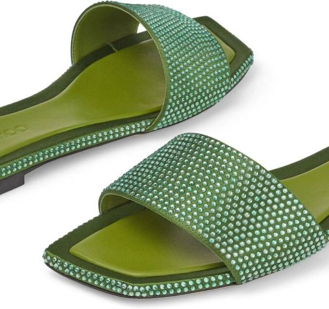Jimmy Choo Clovis sandalen Groen