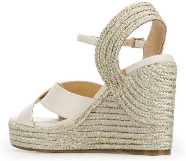 Jimmy Choo Dellena 100 sandalen Beige