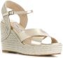 Jimmy Choo Dellena espadrilles met sleehak Goud - Thumbnail 2