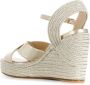 Jimmy Choo Dellena espadrilles met sleehak Goud - Thumbnail 3