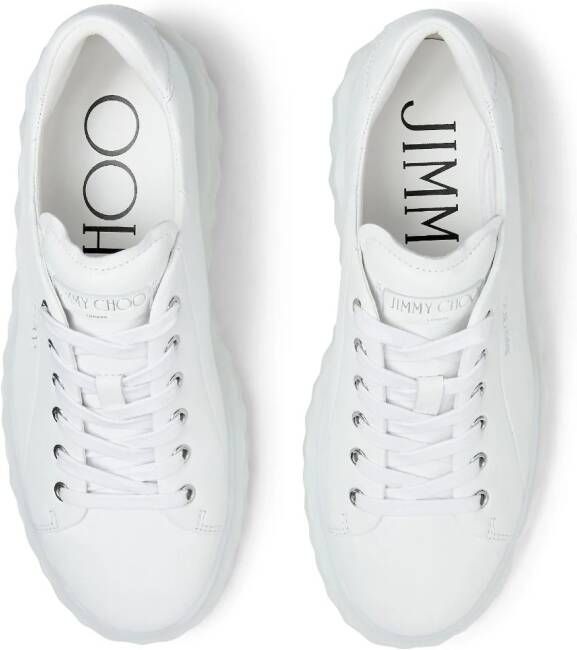 Jimmy Choo Diamond Light Maxi F sneakers Wit