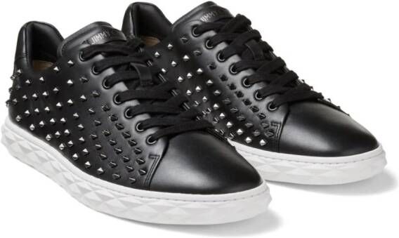 Jimmy Choo Diamond Light sneakers verfraaid met studs Zwart