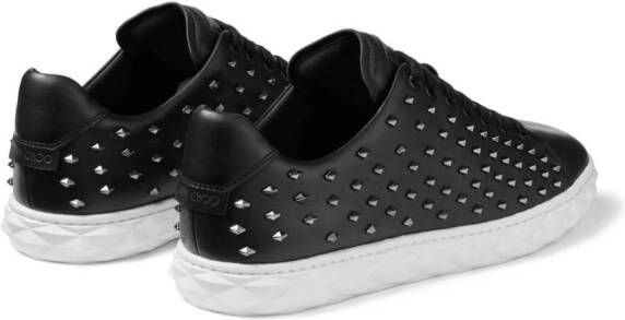 Jimmy Choo Diamond Light sneakers verfraaid met studs Zwart