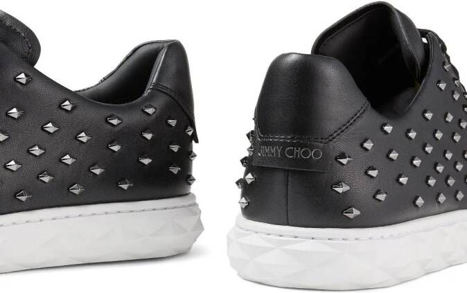 Jimmy Choo Diamond Light sneakers verfraaid met studs Zwart