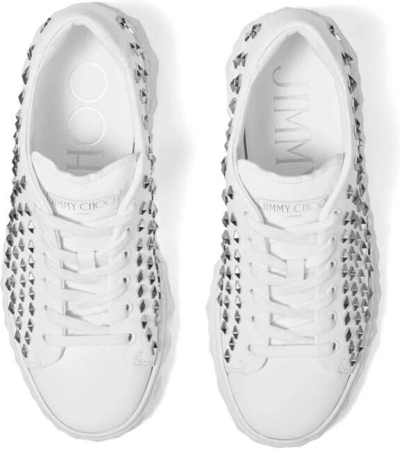 Jimmy Choo Diamond Light sneakers Wit