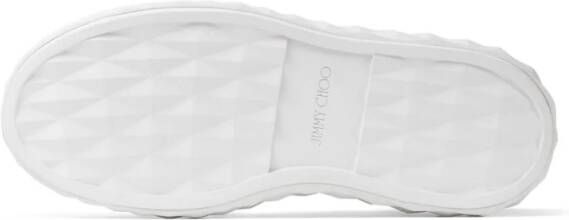 Jimmy Choo Diamond Maxi sneakers met metallic effect Wit