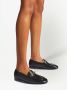 Jimmy Choo Leren Mocassins met Kettingdetail Black Dames - Thumbnail 10