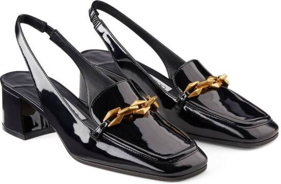 Jimmy Choo Tilda slingback loafers Zwart