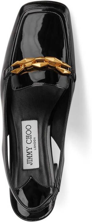 Jimmy Choo Tilda slingback loafers Zwart