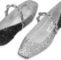 Jimmy Choo Diamond Tilda leren ballerina's Zilver - Thumbnail 5