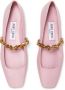 Jimmy Choo Diamond Tilda leren ballerina's Roze - Thumbnail 4