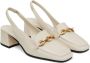 Jimmy Choo Diamond Tilda slingback pumps 45 mm Beige - Thumbnail 2