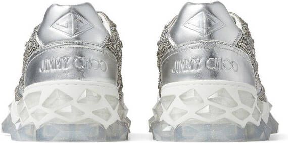 Jimmy Choo Diamond x Strrap low-top sneakers Grijs