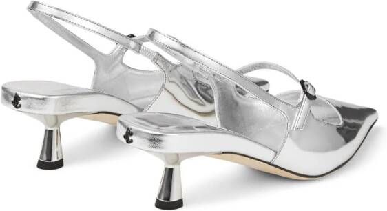 Jimmy Choo Lakleren pumps Zilver